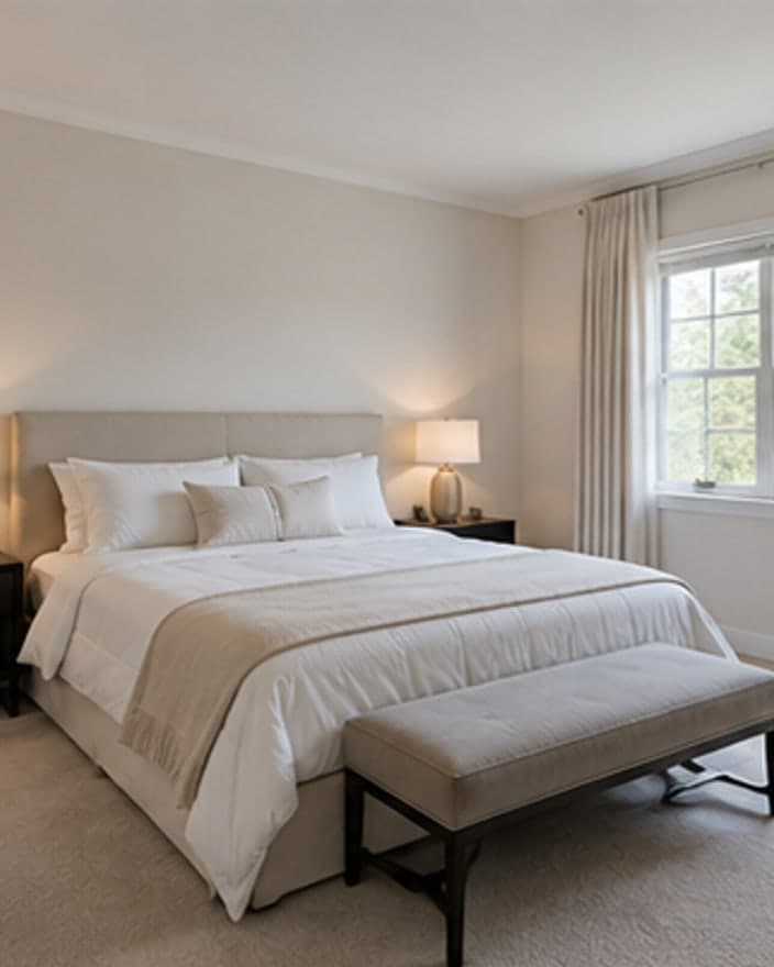 Bedroom before its redesign